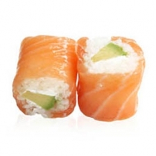 Saumon rollis Avocat cheese