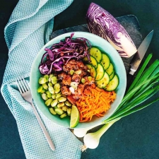 Poke bowl Nem au poulet